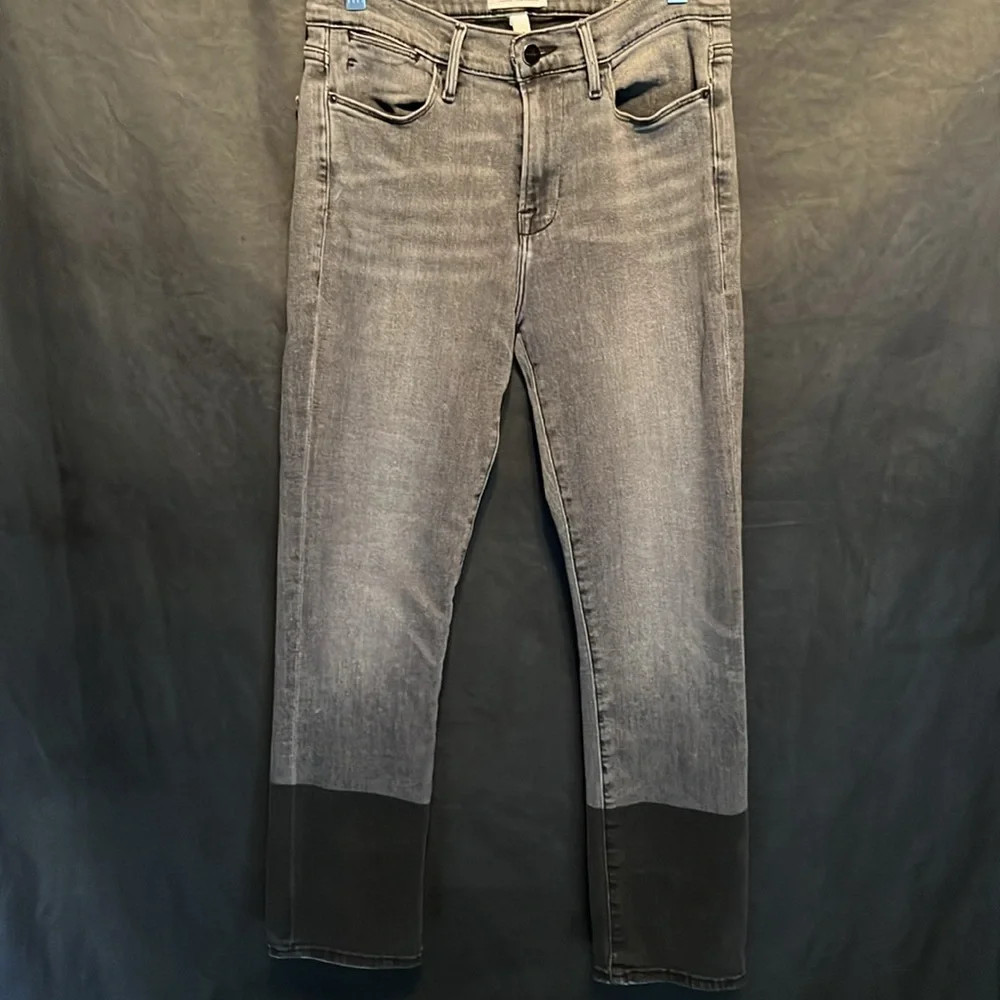 Frame LeHigh Straight Sleepy Hollow Two-Tone Jeans *All jeans BOGO* - Picture 14 of 16